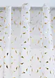 Gardin med resirkulert polyester og glinsende trykk (1-pack), bonprix