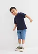Slip on-stretch-jeans bermudashorts, Regular Fit, bonprix