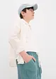 Slip on-shorts av luftig musselin, Loose Fit, bonprix