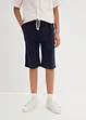 Slip on-shorts i luftig linmiks, Regular Fit, bonprix