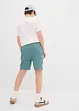 Slip on-shorts av luftig musselin, Loose Fit, bonprix