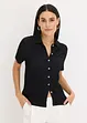 Trikotbluse med struktur, bonprix
