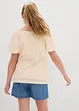 Trikotbluse med hullbroderi, bonprix