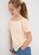 Trikotbluse med hullbroderi, bonprix