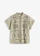 Trikotbluse med paisleymønster, bonprix