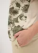 Topp med blondebånd og paisley-print, bonprix