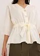 Bluse med knytebelte, bonprix