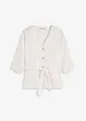 Bluse med knytebelte, bonprix