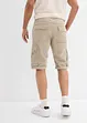 Cargo-bermuda i ren bomull, Regular Fit, bonprix