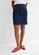 Denimskjørt Mid Waist, Low Stretch, bonprix