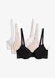 Push up-BH med bøyle (3-pack), bonprix