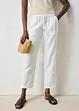 Pull on-bukse i 100% lin, bonprix