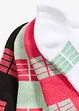 Treningssokker med innside i frotté (4-pack), bonprix