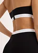 Bandeau-BH med økologisk bomull (2-pack), bonprix
