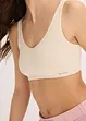 Feel Comfort Seamless-BH-topp i ribbemateriale, bonprix