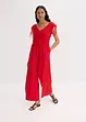 Jumpsuit i strukturert krepp, bonprix