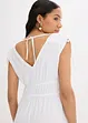 Jumpsuit i strukturert krepp, bonprix