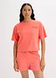 Oversized topp i 100% økologisk bomull, bonprix