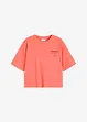 Oversized topp i 100% økologisk bomull, bonprix