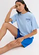 Oversized topp i 100% økologisk bomull, bonprix