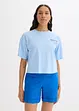 Oversized topp i 100% økologisk bomull, bonprix