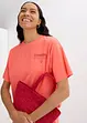Oversized topp i 100% økologisk bomull, bonprix