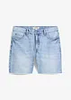 Bermudashorts i denim med råkanter, Relaxed Fit, bonprix