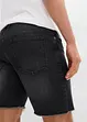 Denimshorts med stretch og råkanter, Relaxed Fit, bonprix