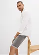 Bermudashorts i denim med stretch og oppbrett, Regular Fit, bonprix