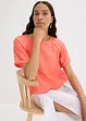 Kortermet bluse i myk viskosemiks, bonprix