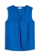 Blusetopp i lett linmiks, bonprix