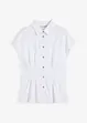 Kortermet bluse i luftig linmiks, bonprix