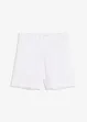 Pull on-shorts i lett linmiks, bonprix