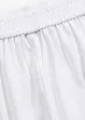 Pull on-shorts i lett linmiks, bonprix
