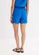 Pull on-shorts i lett linmiks, bonprix