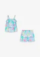 Topp og shorts i 100% økologisk bomull (2-delt sett), bonprix