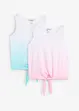 Singlet i 100% økologisk bomull (2-pack), bonprix