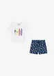 T-skjorte og shorts i 100% bomull (2-delt sett), bonprix
