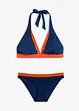 Halterneck-bikini med V-hals (2-delt sett), bonprix