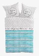 Sengesett med maritimt design, bonprix