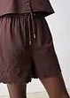 Shorts med silke, bonprix
