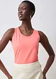 Singlet med silke, bonprix