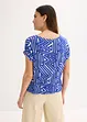 Oversized topp med trykt mønster, bonprix
