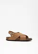 Sandal i skinn, bonprix
