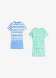Pyjamas i 100% økologisk bomull (4-delt sett), bonprix