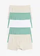 Boksershorts med myk økologisk bomull (5-pack), bonprix