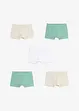 Boksershorts med myk økologisk bomull (5-pack), bonprix