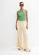 One shoulder-topp i strukturert materiale, bonprix