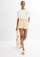 Shorts i lett linmiks, bonprix