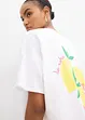 Oversized topp i 100% økologisk bomull, bonprix